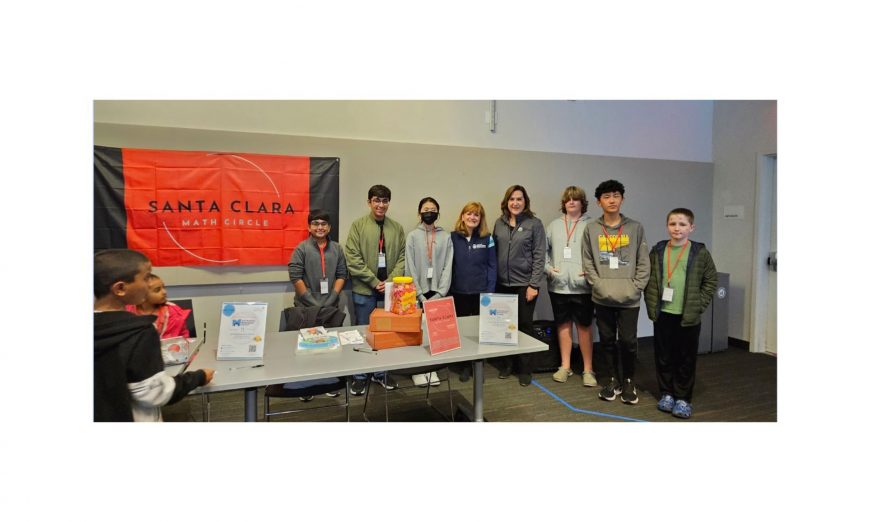 The Santa Clara Math Club took part in a Mathematics festival at the Northside Library hoping to make the STEM subject fun for kids and adults.