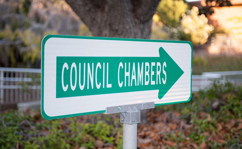 The City Council discussed municipal fee schedule changes. It also talked about efforts to get more parks and city streets into ADA compliance.