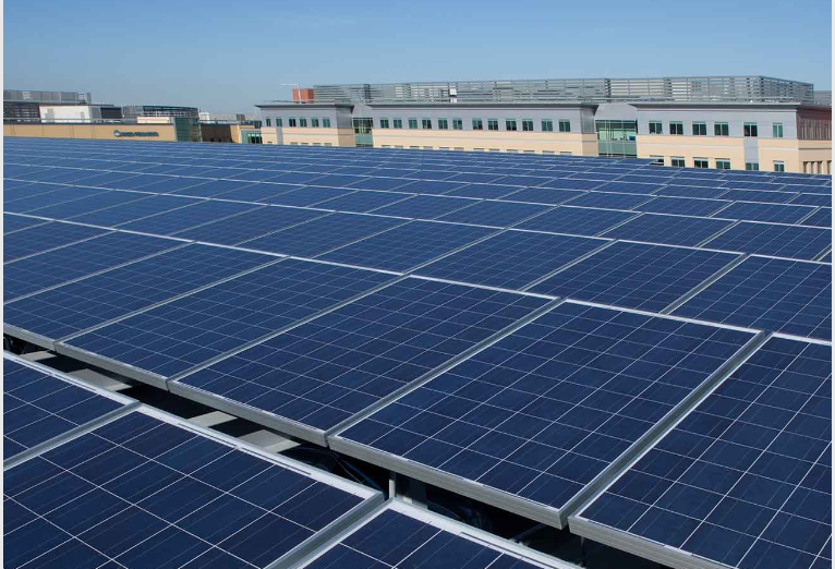 Kaiser Permanente in Santa Clara was one of the first Kaiser locations to install solar paneling, which contributes nearly 10% of the hospital's energy.