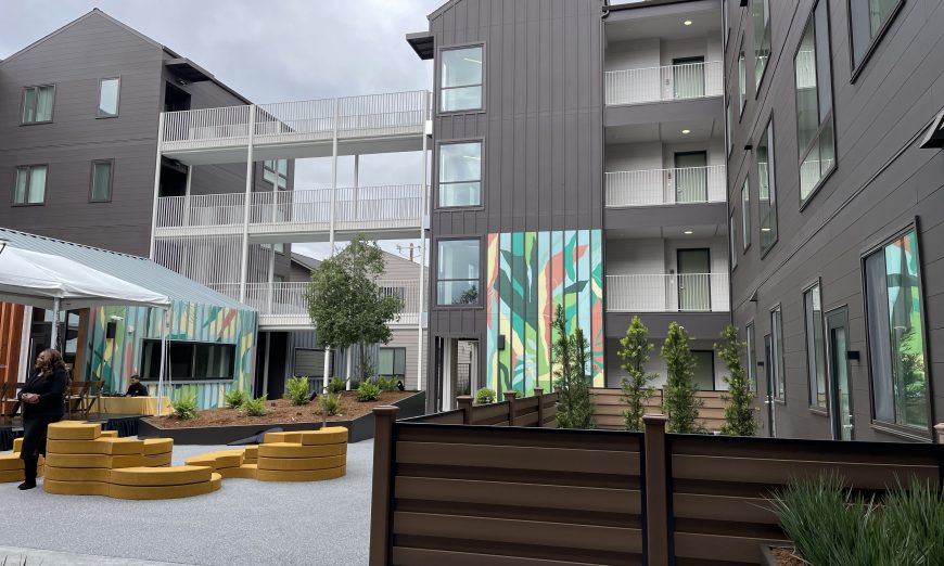 Sunnyvale, in conjunction with the Santa Clara County and other local agencies, unveiled Meridian on April 23, a 100% affordable housing complex.